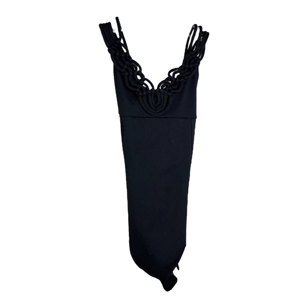 California Kisses Girl's Junior Leotard Knotted‎ Up Dance Workout Black Sz S NWT